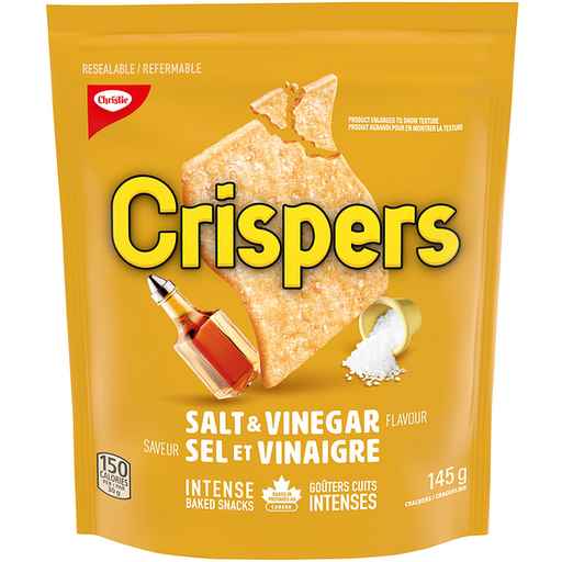 Christie Crispers - Salt & Vinegar ea/145gr