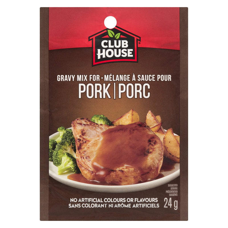 Club House Gravy Mix - Pork 18x24gr