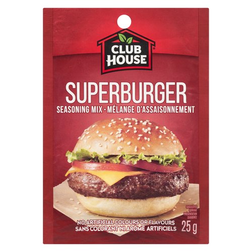 Club House Seasoning - SuperBurger 12x25gr