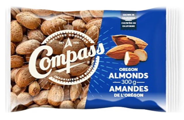 Compass Almonds Roast & Salted  27x300gr