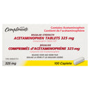 Compliments Acetaminophen Reg 325gr ea/100's