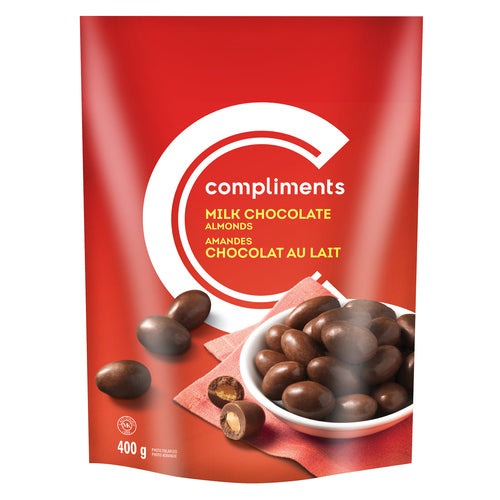 Compliments Almonds Chocolate Covered ea/400g