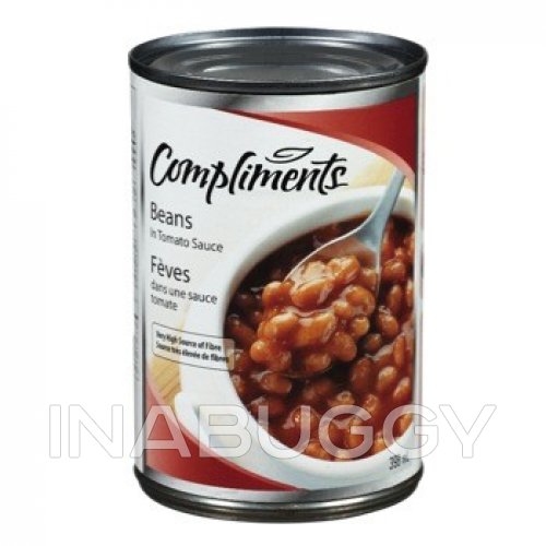 Compliments Baked Beans - Tom Sce 24x398ml