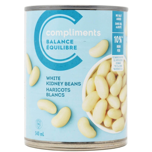 Compliments Beans - Kidney (White) ea/540ml