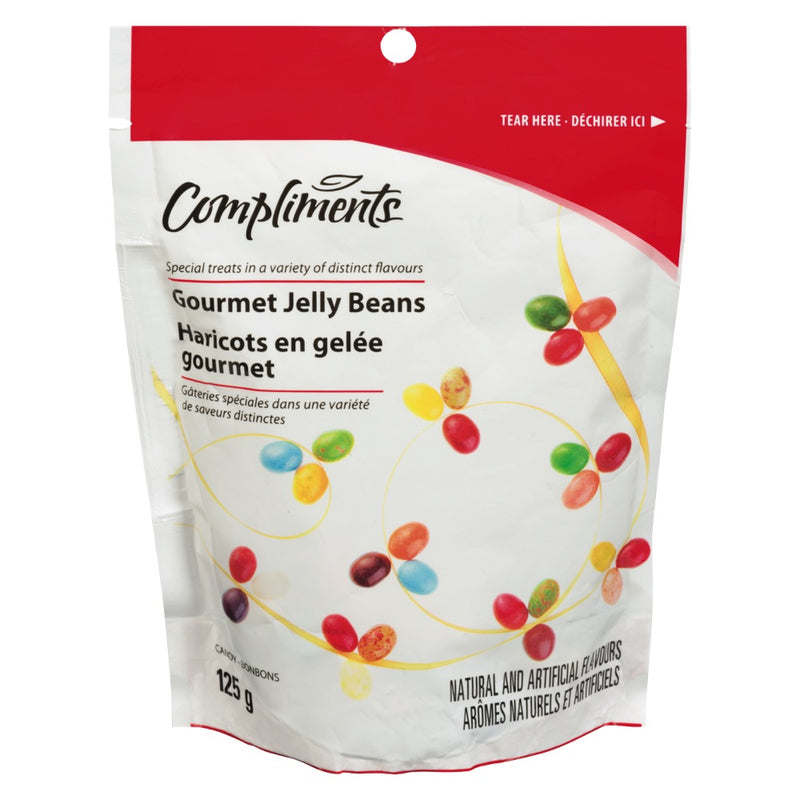 Compliments Candy Jelly Beans Gourmet ea/125g
