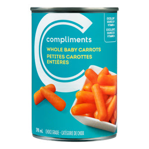 Compliments Carrots - Baby 12x398ml