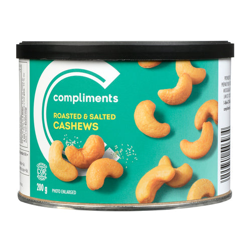 Compliments Cashews Rst & Slt 12x200g