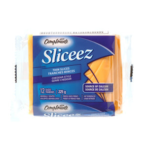 Compliments Cheese - Slices (12's) 24x225gr