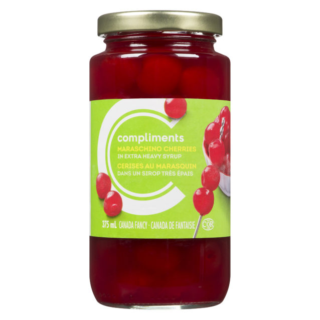Compliments Cherries - Maraschina Red ea/375ml