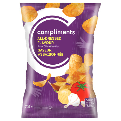Compliments Chips - All Dressed 15x200gr