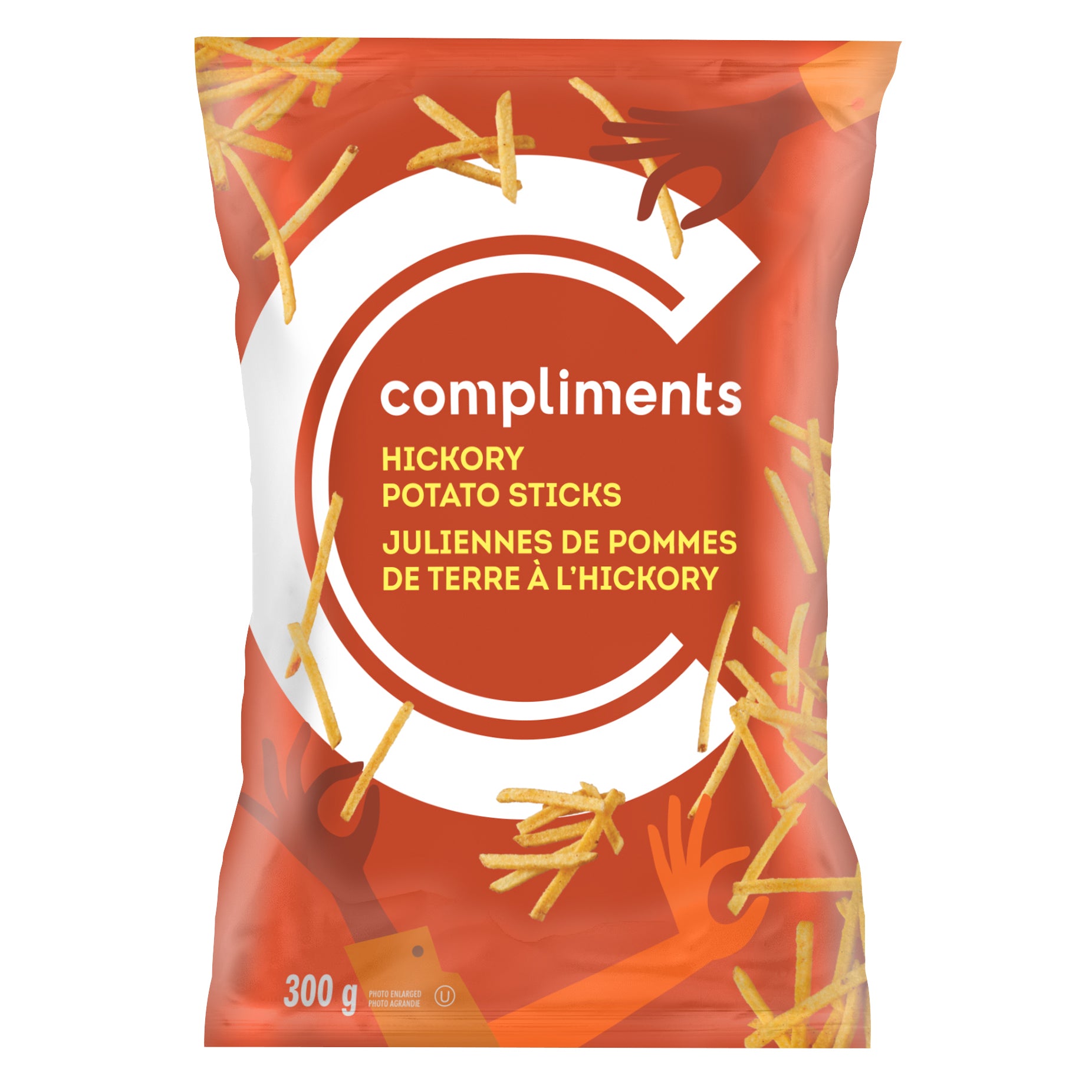 Commpliments Chip Compliments Chips - Hickory Sticks ea/300gr