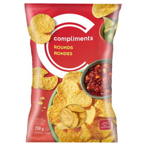 Compliments Chips - Tortilla (Round) 12x250gr