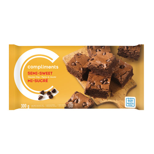 Compliments Chocolate Chips - Semi Sweet 12x300gr