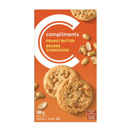 Compliments Cookies - Peanut Butter 12x300gr