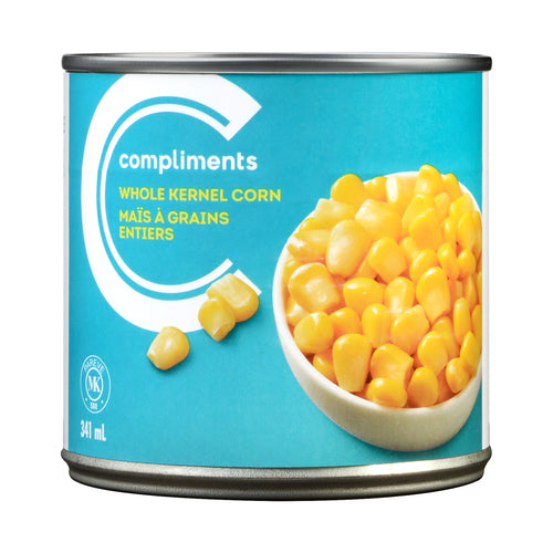 Compliments Corn - Whole Kernel 24x341ml