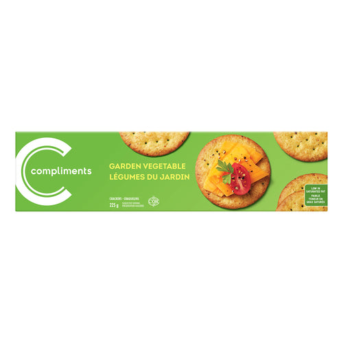 Compliments Crackers - Garden Vegetable ea/225gr