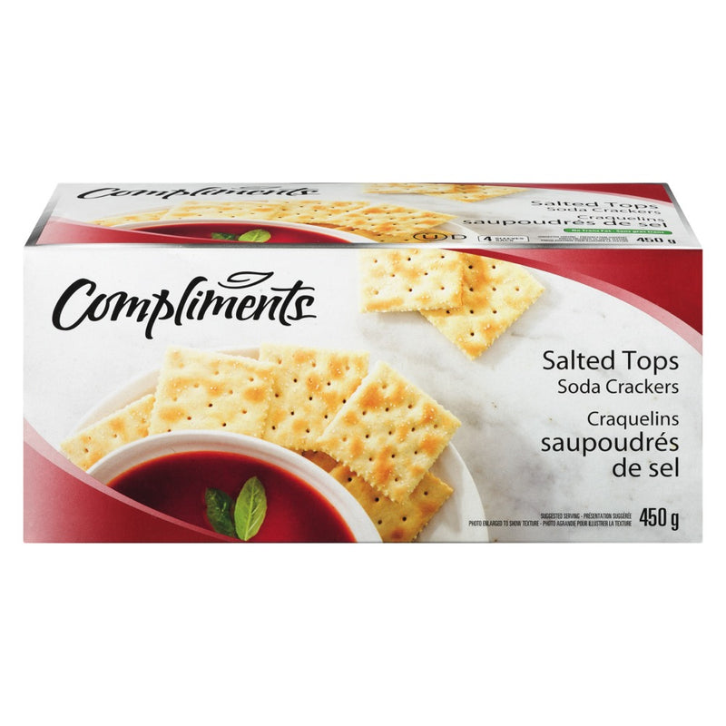Compliments Crackers - Soda Cracker Salted ea/450gr