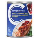 Compliments Cranberry - Sauce Whole ea/348ml