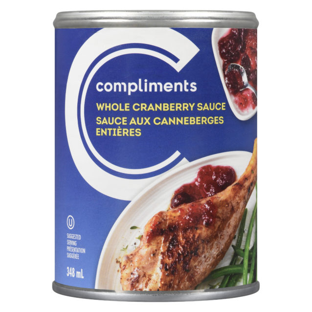 Compliments Cranberry - Sauce Whole ea/348ml