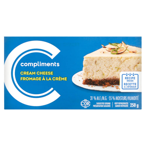 Compliments Cream Cheese (Brick) - Original 18x250gr