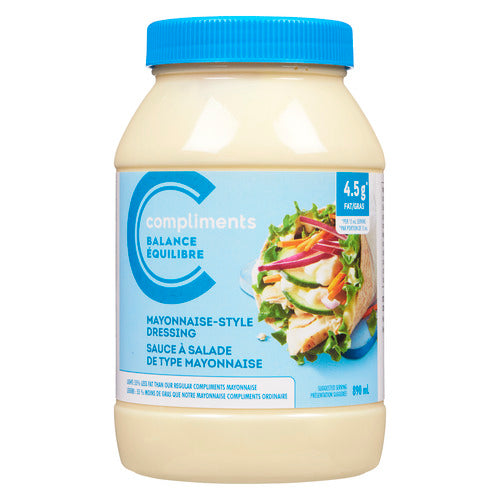 Compliments Dressing - Mayo Style 12x890ml
