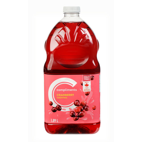 Compliments Drink - Cranberry Cocktail 6x1.89 lt