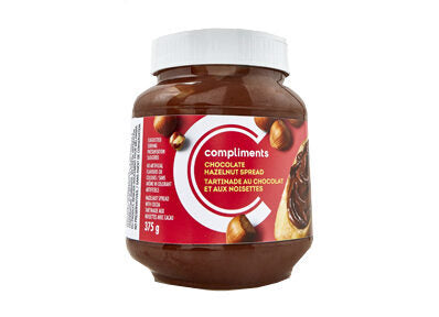 Compliments Hazelnut Spread ea/375gr