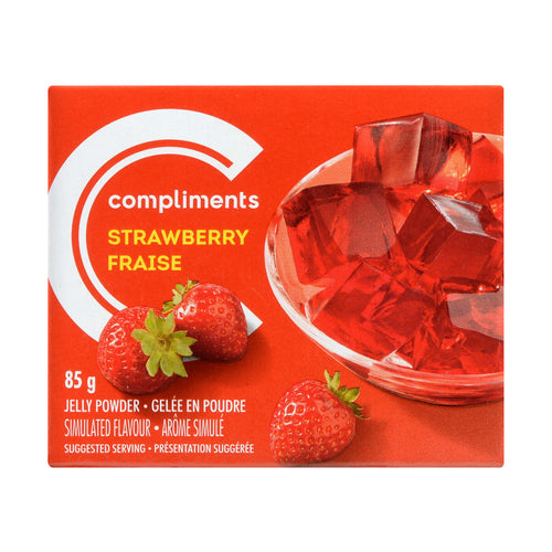 Compliments Jelly Powder - Strawberry ea/85gr