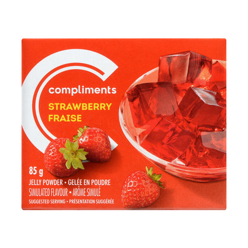 Compliments Jelly Powder - Strawberry 24x85gr