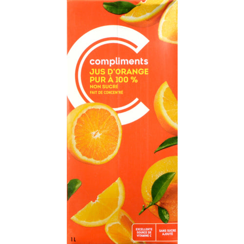 Compliments Juice Orange 12x1 lt