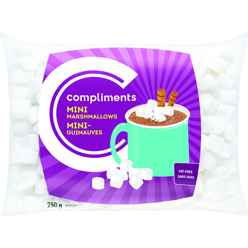 Compliments Marshmallows - Mini White ea/250gr