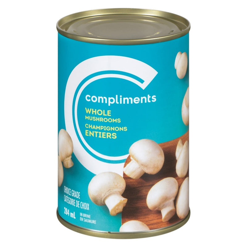Compliments Mushrooms - Whole 24x284ml