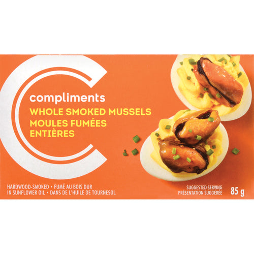 Compliments Mussels - Smoked 24x85gr