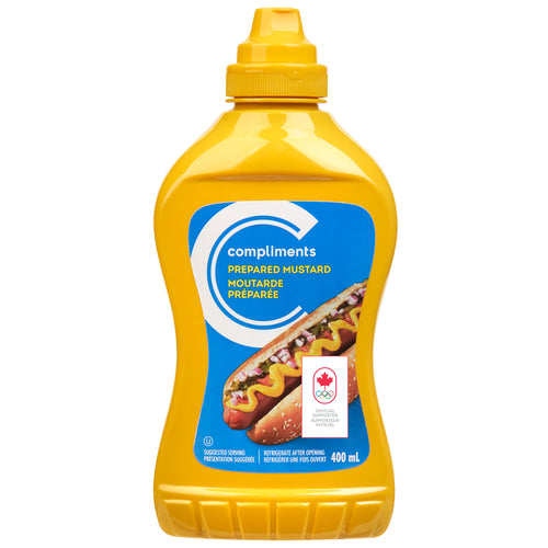Compliments Mustard Squeeze  ea/400ml
