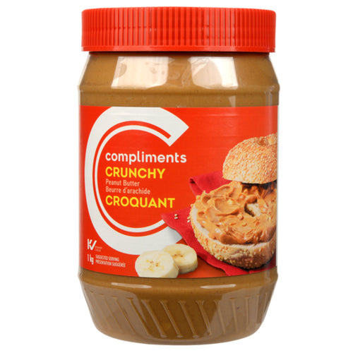 Compliments Peanut Butter - Crunchy 12x1 kg