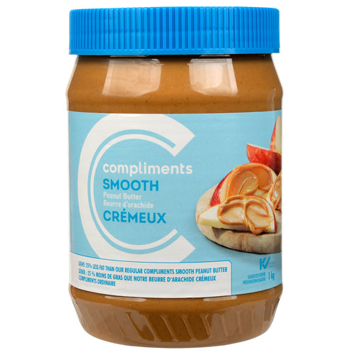 Compliments Peanut Butter - Smooth 12x1 kg