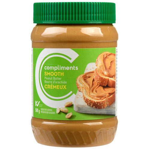 Compliments Peanut Butter - Smooth 12x500gr