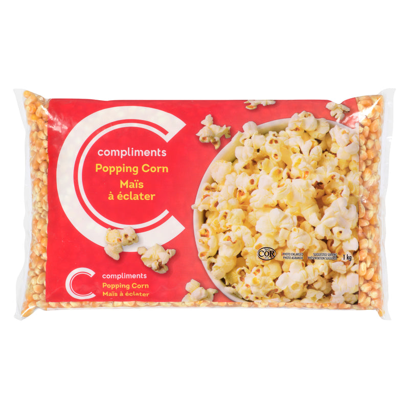 Compliments Popping Corn Kernels 12x1kg