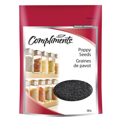 Compliments Spice - Poppy Seeds 9x155g