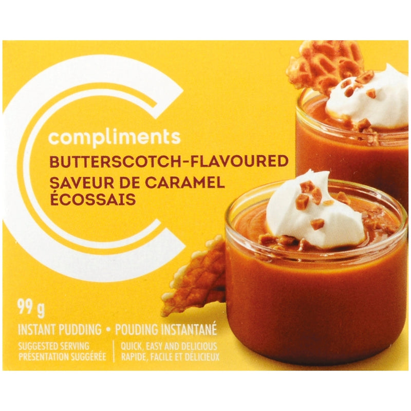 Compliments Pudding - Butterscotch (Instant) 24x99gr