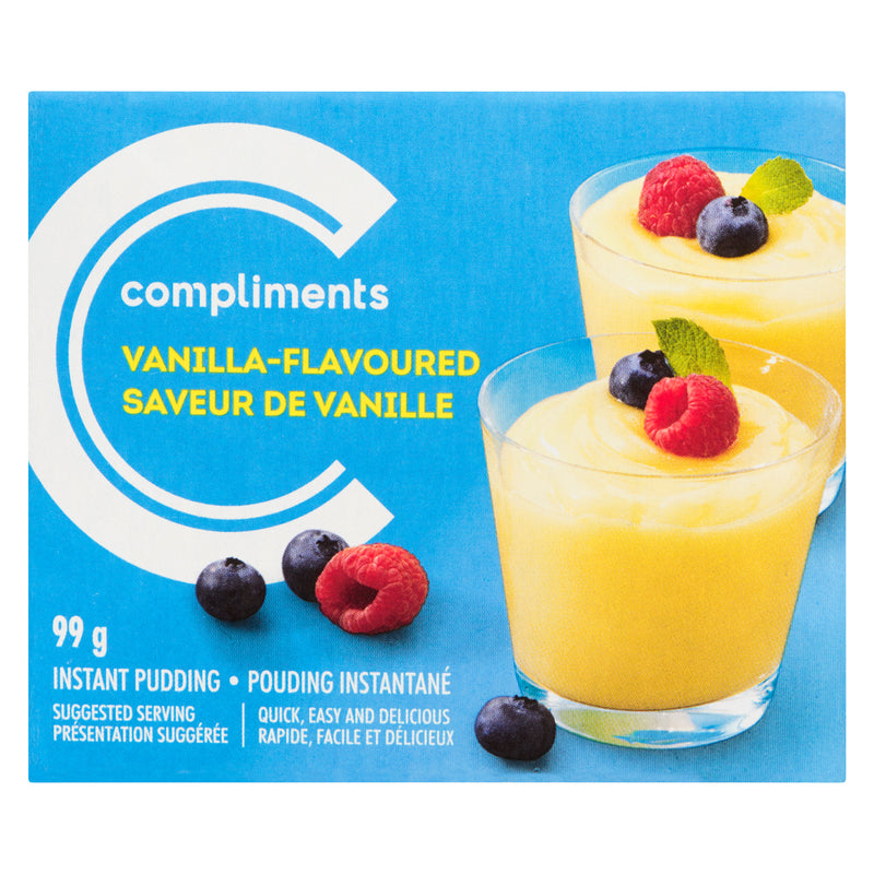 Compliments Pudding - Vanilla (Instant) ea/99gr