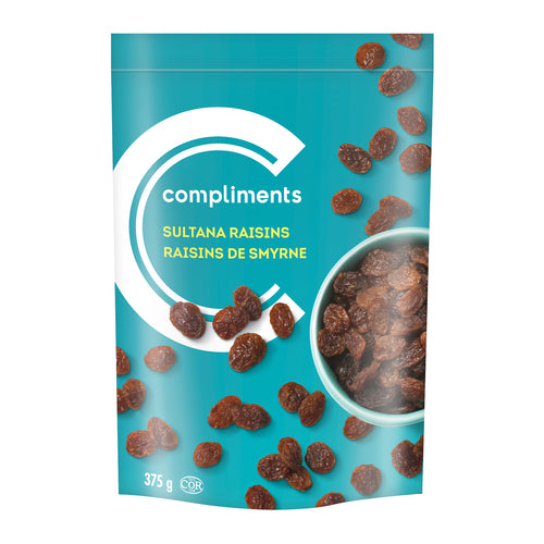 Compliments Raisins - Sultana 12x375gr