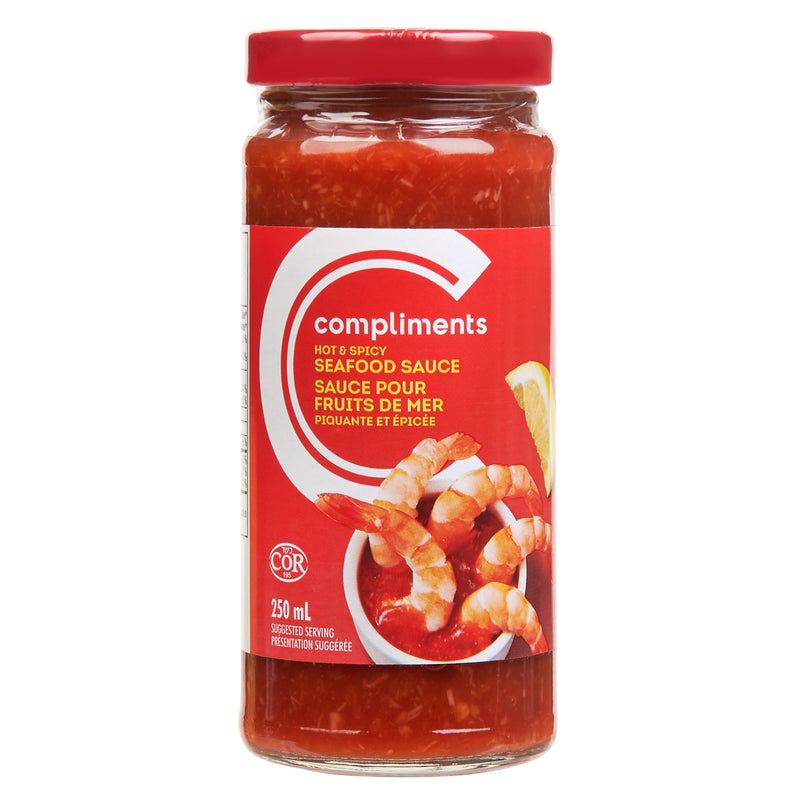 Compliments Seafood Sauce - Hot 12x250ml