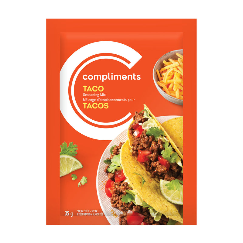 Compliments Seasoning Mix - Taco ea/35gr