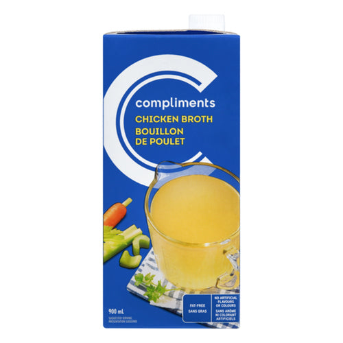 Compliments Soup Broth - Chicken  ea/900ml