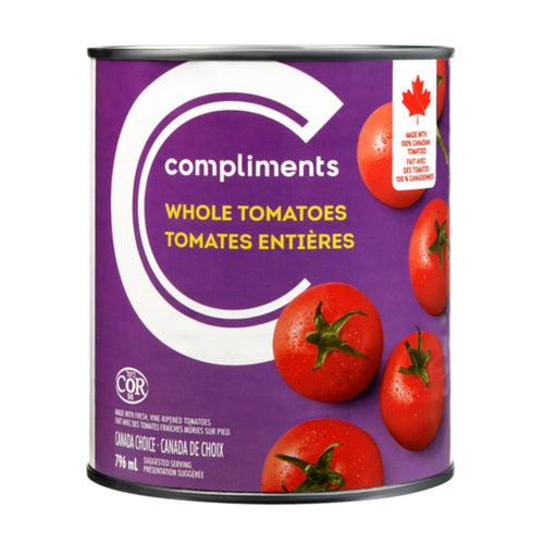 Compliments Tomatoes - Whole 24x796ml