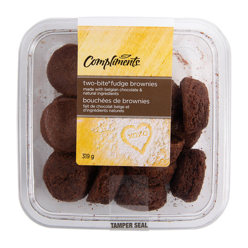 Compliments Two Bite Brownie ea/319gr