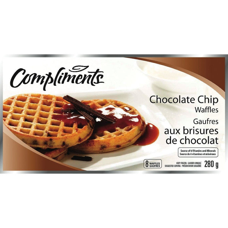 Compliments Waffles - Choc Chip  ea/280gr