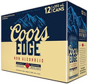 Coors Edge Beer (0.5% Alcohol) Cans 12x355ml