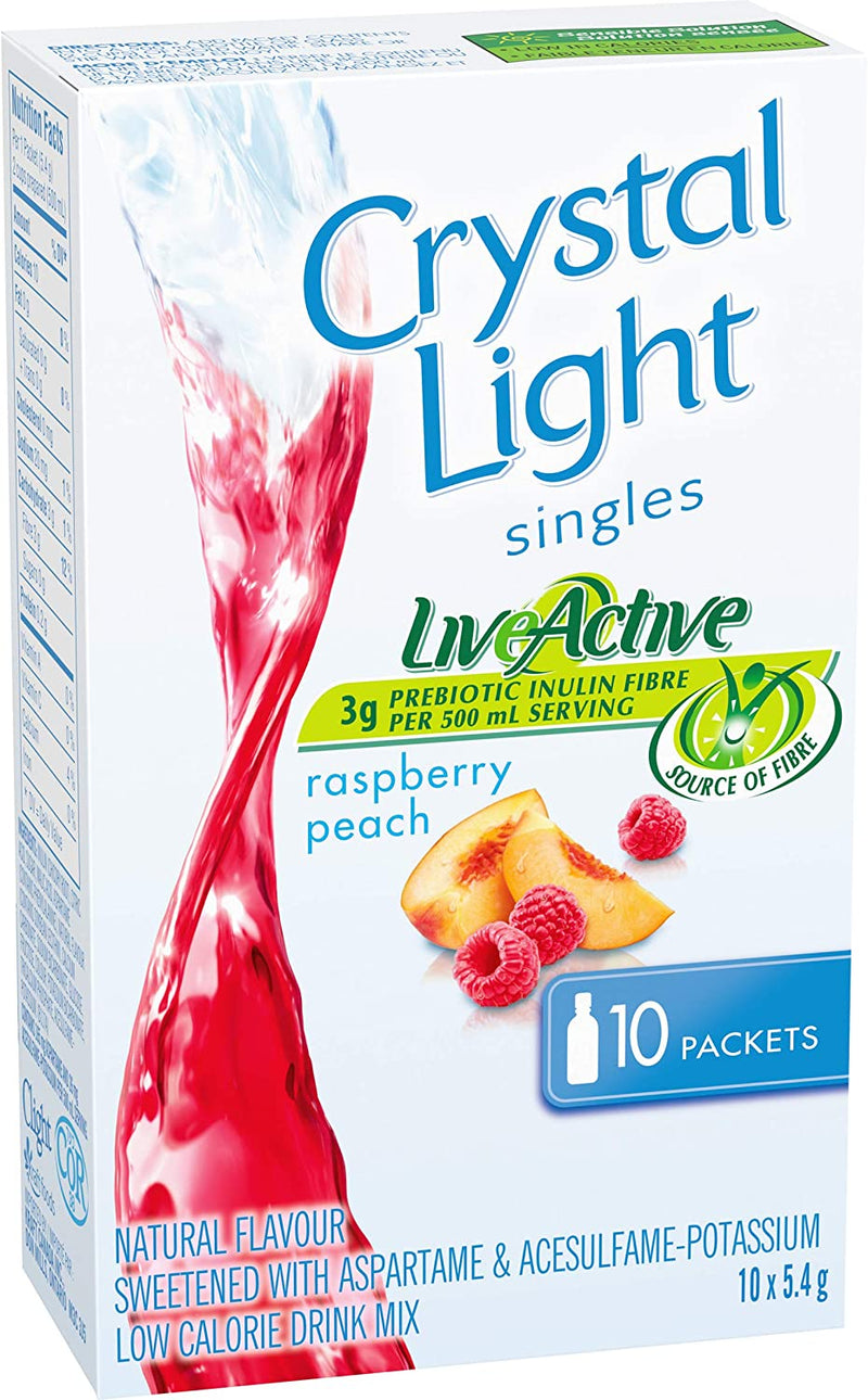 Crystal Light Ind - Raspberry Peach 12x10's
